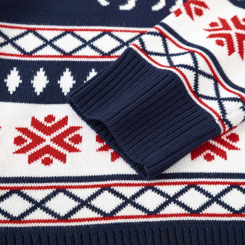 Children's Christmas cartoon pullover baby base knitted sweater