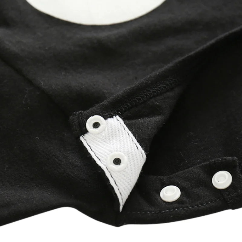 Baby Clothes Cotton Long Pants Crawling Clothes Short Sleeves Cool Boy Romper For Newborns