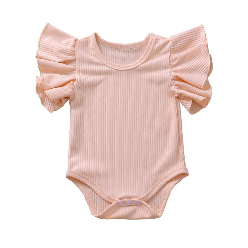 Newborn Set Body Suit Baby Girl Cotton Short Sleeve Bodysuit Clothes Set Sunsuit Infant Clothing