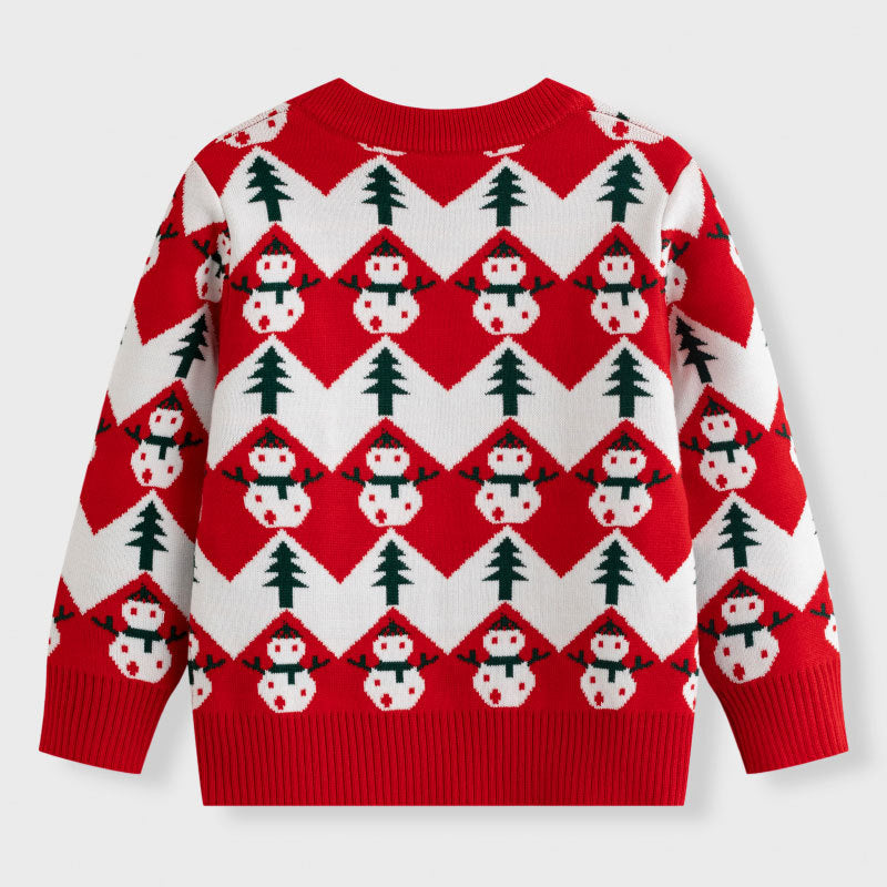 Children's Christmas baby base cartoon pullover sweater