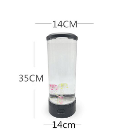 USB Power Jellyfish Mood Desk Bedside Lamp Fantasy Aquarium Hypnotic Color Changing Kids LED Night Light Home Decor