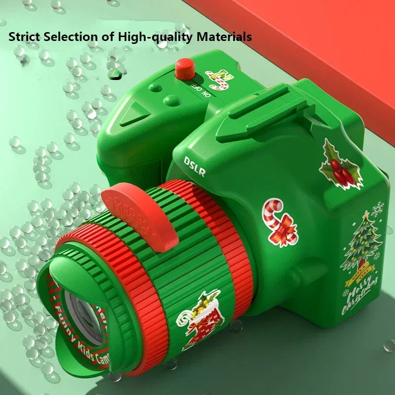 Children's Christmas Projection Camera Toy Baby Flashlight Projector Fun