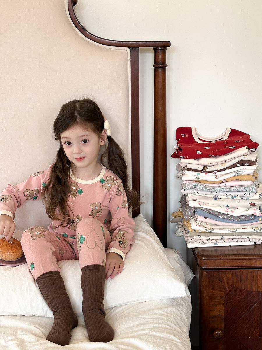 Aimo Beibei Children’s Autumn Pajamas Set