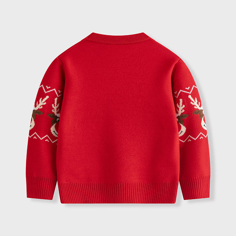 Children's cartoon Christmas baby base pullover sweater