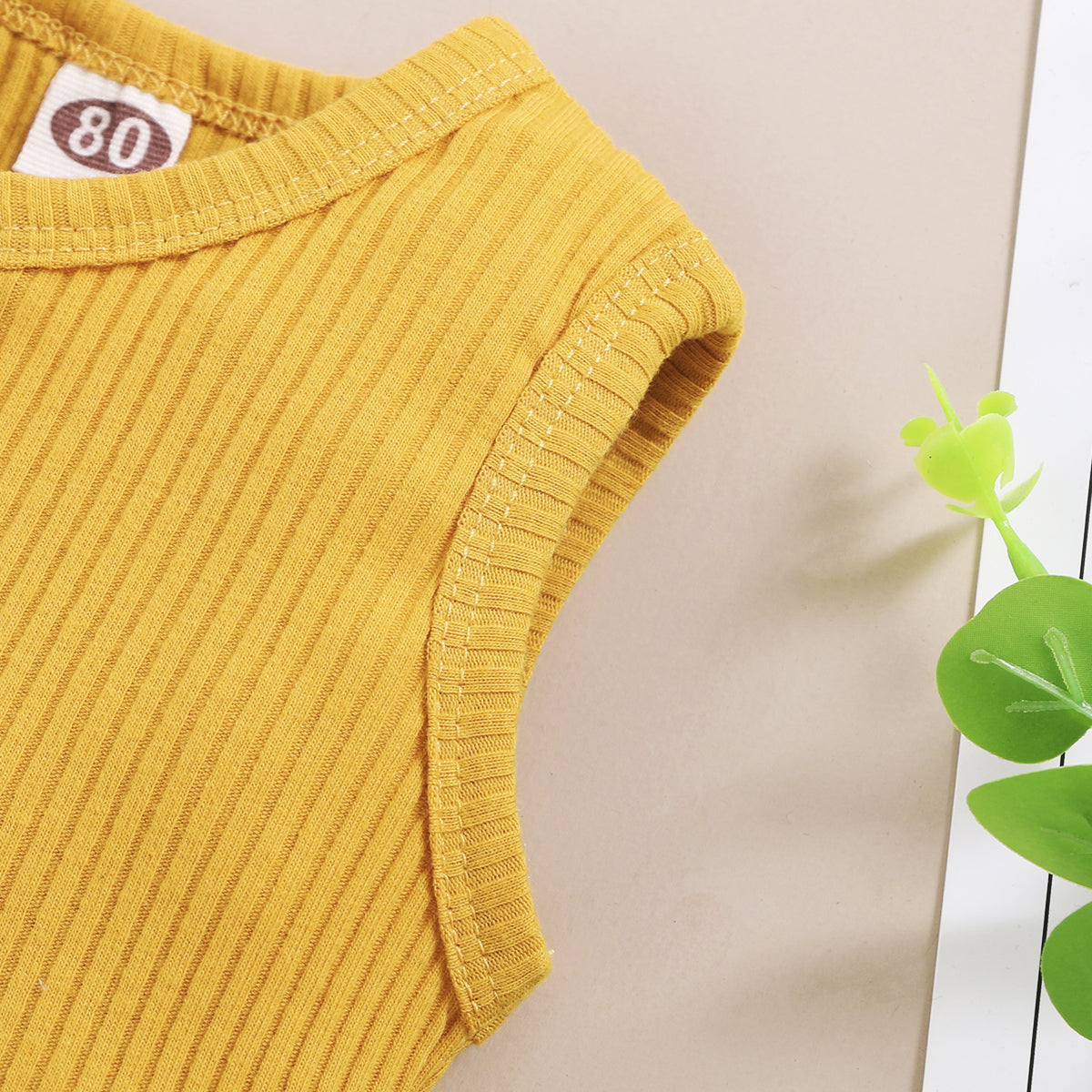 Baby Clothes Set Toddler Boys Girls Solid Sleeveless Button Vest Tops+shorts Outfits Set roupa bebes menina newborn clothes