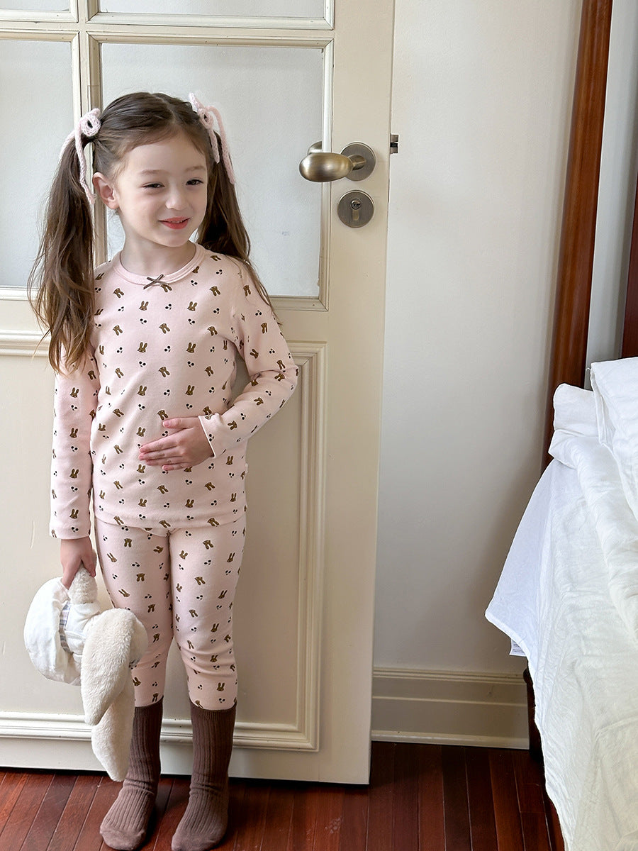 Aimo Beibei Children’s Autumn Pajamas Set